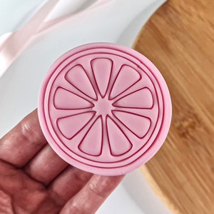 Lemon Slice Cookie Cutter + Stamp
