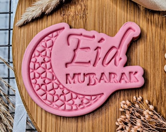 Eid Mubarak Cookie Cutter + Stamp