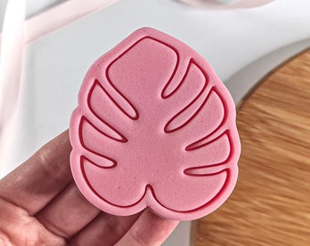 Monstera Ausstechform + Stempel