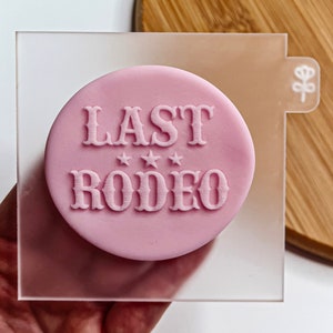Last Rodeo Fondant Reverse Embosser