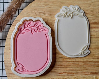 Floral Frame Cookie Cutter + Stamp