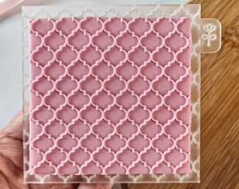 Geometric Pattern Fondant Reverse Embosser.
