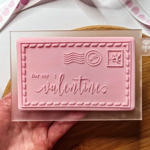 Valentines Brief Cookie Cutter + Prägestempel