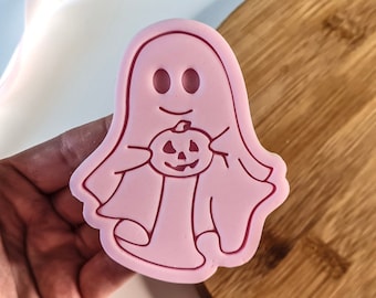 Halloween Ghost Cookie Cutter + Stamp