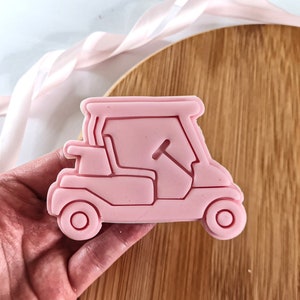 Golf Cart Cookie Cutter + Stamp