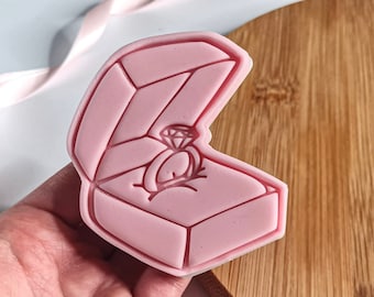 Verlobungsring Cookie Cutter + Stempel
