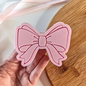 Bow Cookie Cutter + Stamp
