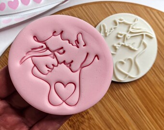 Couple In Love Cookie Stamp