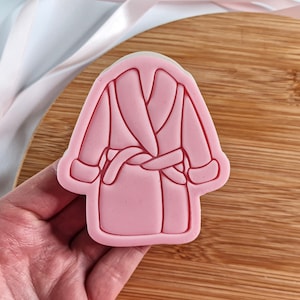 Bathrobe Cookie Cutter + Stamp
