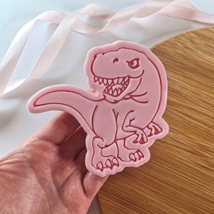 Dinosaur Cookie Cutter + Stamp