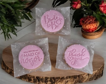 10 x 10 cm Cellophane Plastic Bags, Perfect for Wedding, Party, Birthday Favours, Biscuits Favour Bags, M&S Biscuit Bags, Polka Dot Bags