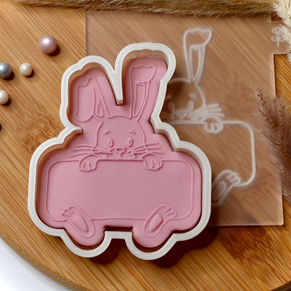 Easter Bunny Stamp Etsy