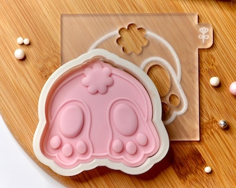 Bunny Butt Cookie Cutter + Embosser