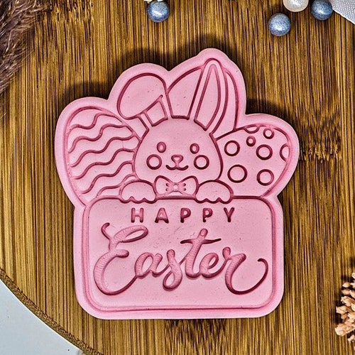 Meet Humphrey the Rabbit Easter Cookie Cutter and Embosser Etsy