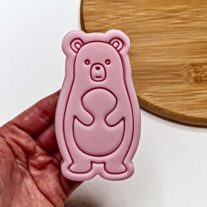 Woodland Bear Cookie Cutter + Stamp