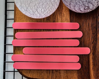 Pastel Raspberry Acrylic Cakesicle Lollipop Sticks