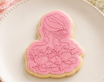 Girl Cookie Embosser + Stamp