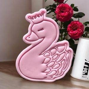 Cortador de galletas + sello de cisne