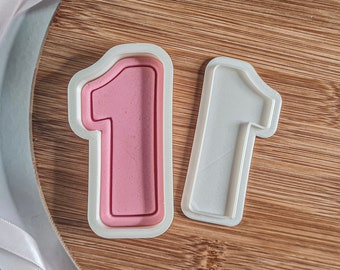 Number One Ausstecher + Stempel