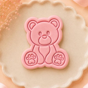 Teddy Bear Cookie Cutter + Stamp