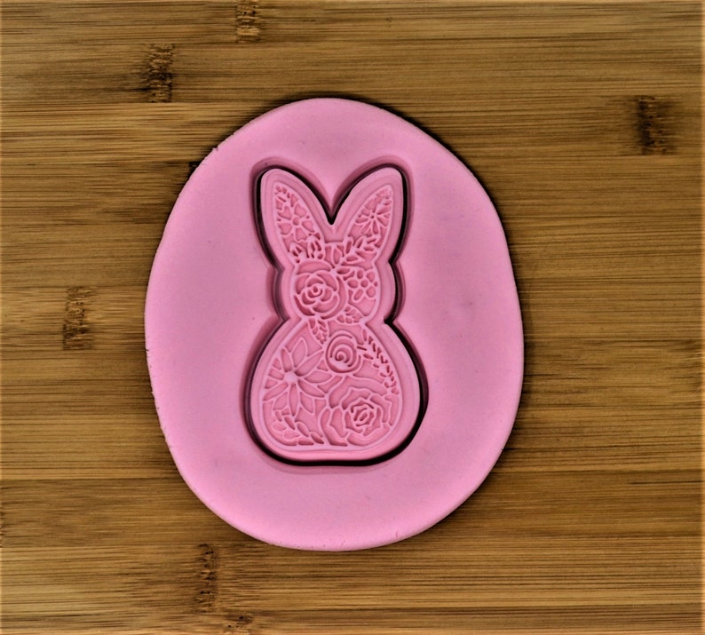 Easter Bunny Cookie Cutter Stamp/debosser Etsy