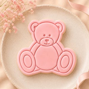 Teddy Bear Cookie Cutter + Stamp