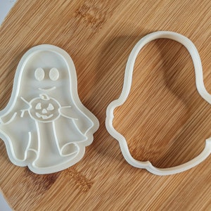 Halloween Ghost Cookie Cutter Stamp image 2