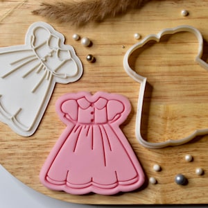Baby Girl Dress Cookie Cutter + Stamp