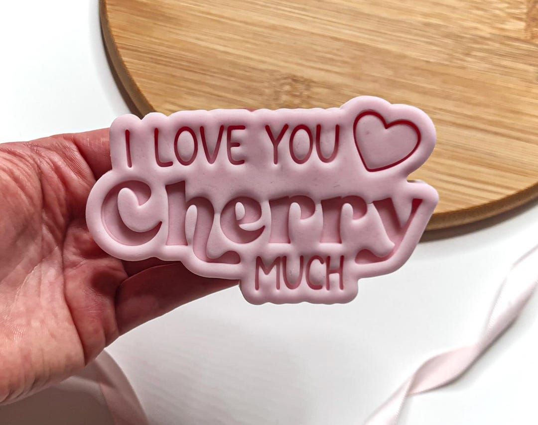 I Love You Cherry Much Cookie Cutter & Stamp - Etsy