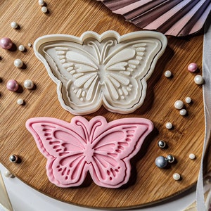 Clay Stamps, Polymer Clay Stamps, Soap Embosser, Butterfly