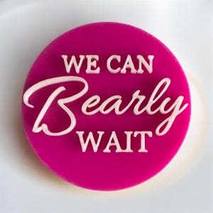 We Can Bearly Wait Cookie Stamp