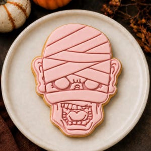 Cortador de galletas Cara de Momia + Sello