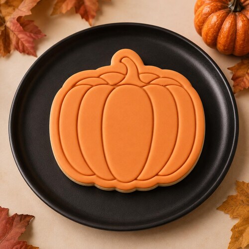 Cortador de galletas de calabaza + sello