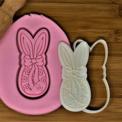 Chevron Easter Egg Cookie Cutter and Stamp Set 147 Etsy