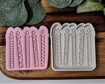 Candles Cookie Cutter + Stamp