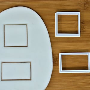 Quadratische und rechteckige Ausstechformen