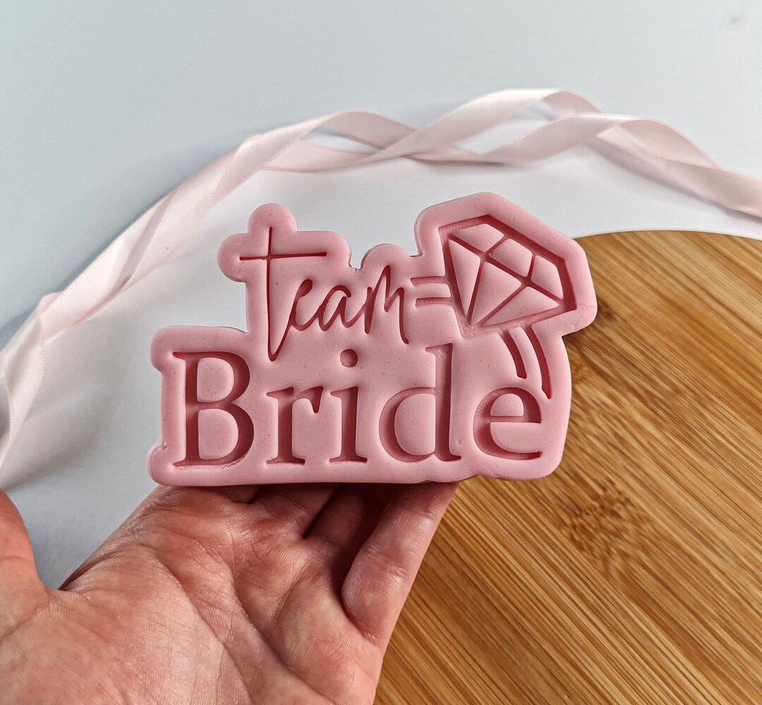 Team Bride Cookie Cutter Stamp Etsy