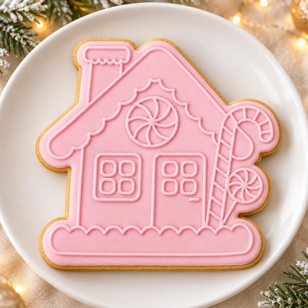 Gingerbread House Cookie Cutter + Embosser