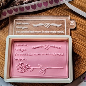 Letter Cookie Cutter + Embosser