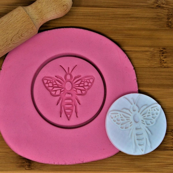 Bee Stamp for Clay Etsy