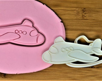 Airplane Cookie Cutter + Stamp