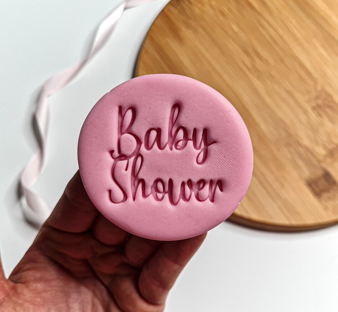 Baby Shower Cookie Stamp Etsy