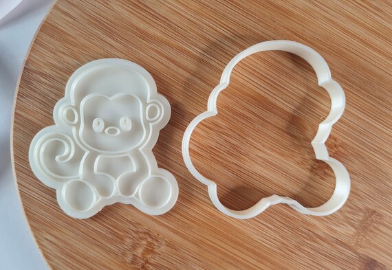 Monkey Cookie Cutter Stamp Etsy Canada