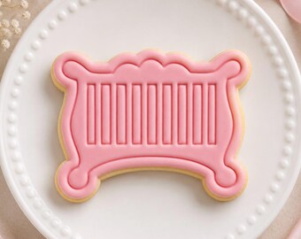 Baby Crib Cookie Cutter + Stamp