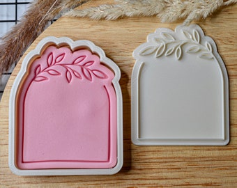 Floral Frame Cookie Cutter + Stamp