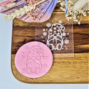 Christmas Gnome Cookie Embosser