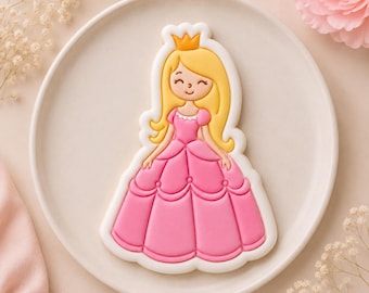 Princess Cookie Cutter + Stamp