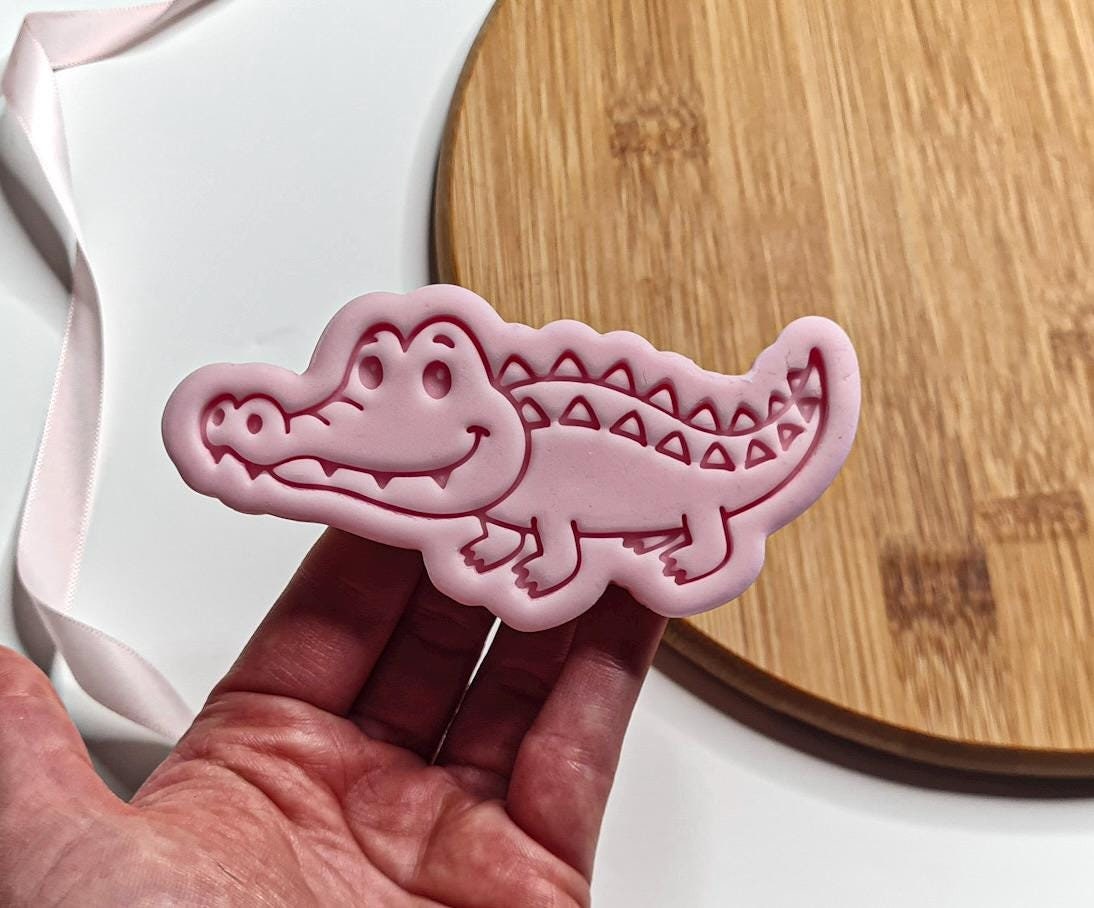 Crocodile Cookie Cutter + Stamp