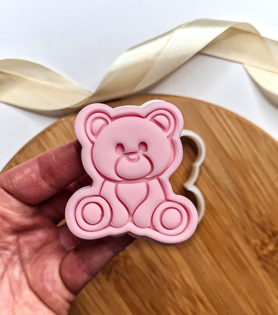 Teddy Bear Bust Cookie Cutter