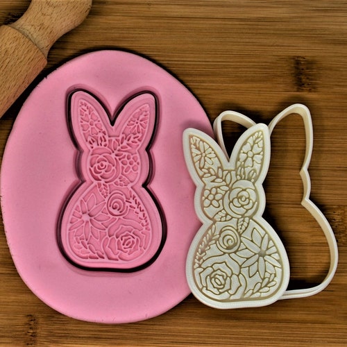 Easter Bunny Cookie Cutter Stamp/debosser Etsy